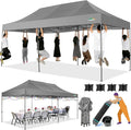 COBIZI 10x20 Heavy Duty Pop up Canopy Tent Without Sidewall Easy Up Commercial by COBIZI