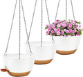 10 inch Hanging Planters for Indoor Plants, 3 Pack Self-Watering Hanging by Unknown