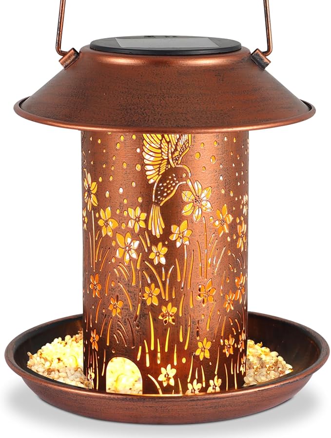 Bird Feeders for Outdoors Hummingbird Solar Lanterns Outdoor Waterproof Hanging - Image 8