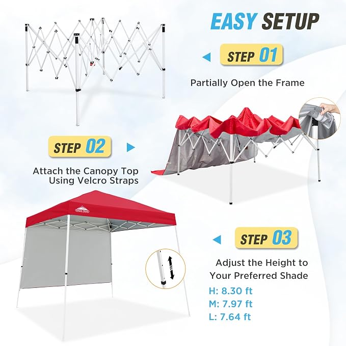 EAGLE PEAK 10x10 Pop Up Canopy Tent - Image 2