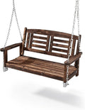 Outvita Wooden Porch Swing, Outdoor Patio Swing, Room 600 lbs Capacity Fir Wood by Outvita