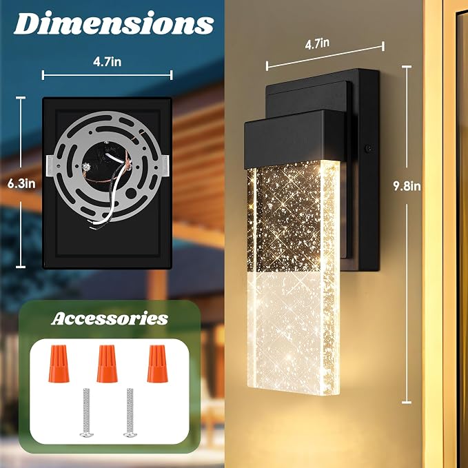 BesLowe Outdoor Wall Light Fixtures - Image 6