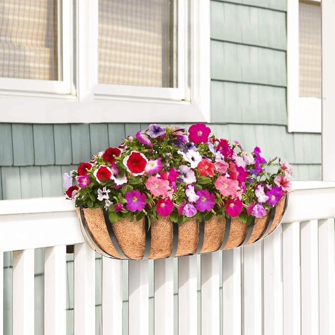 Railing Planter Window Box Deck Balcony Rail Planter 24 Inch - Image 6