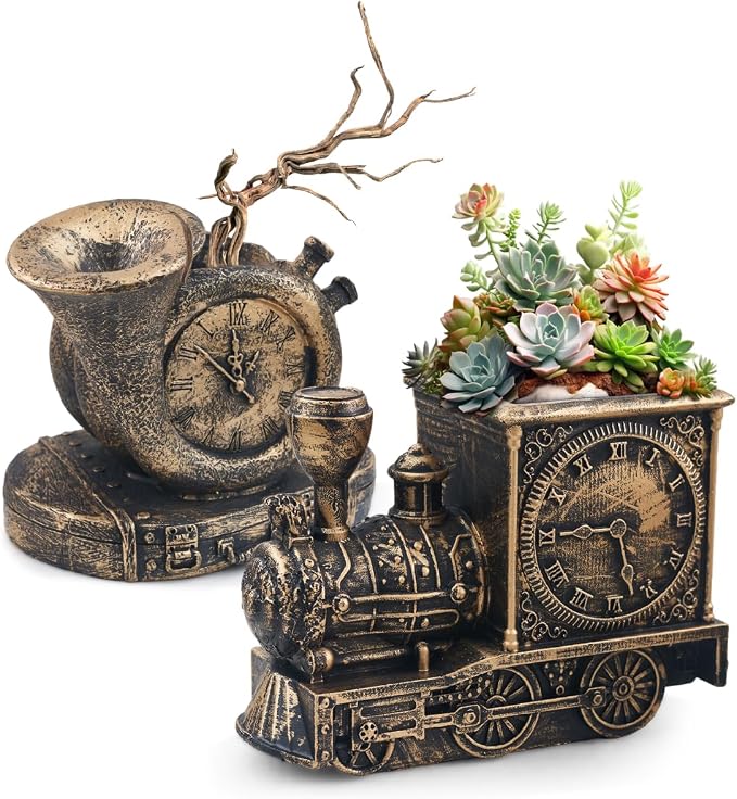 Retro-Style Succulent Pots by EnjoylifeChangelife