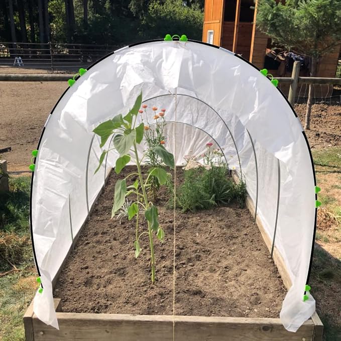 Greenhouse Hoops Grow Tunnel, 5 Sets of 7FT Garden Hoops - Image 6