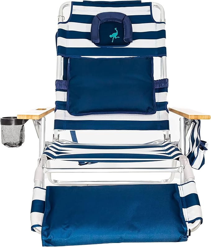 Ostrich the Deluxe 3N1 Lightweight Lawn Beach Reclining Lounge Chair - Image 9
