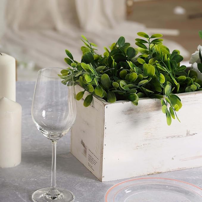 Efavormart 30"x6" Whitewash Wood Planter Box - Image 9