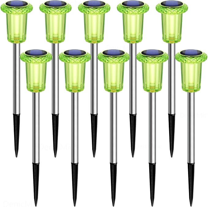 DenicMic St Patricks Day Decorations Solar Lights Outdoor 10 Pack Waterproof - Image 7