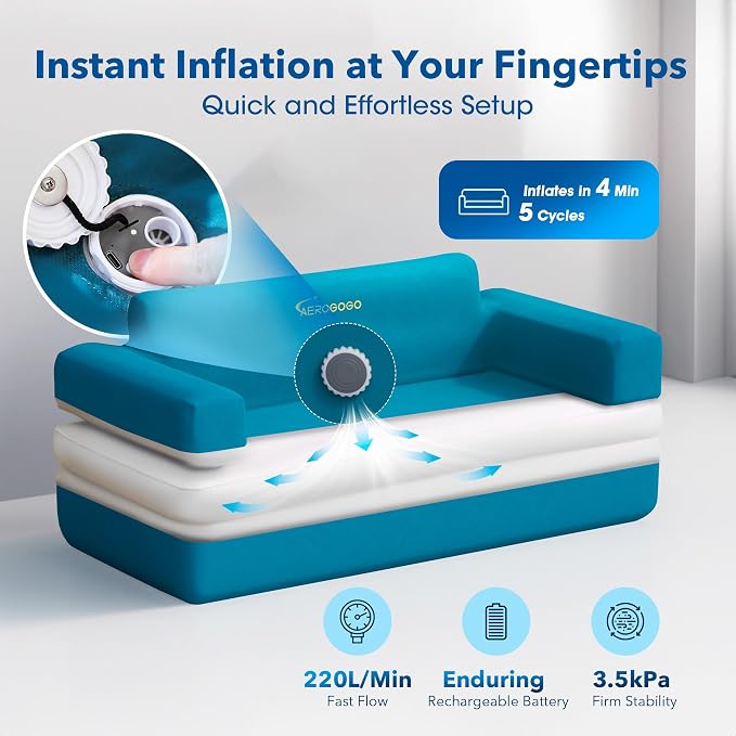 Inflatable Couch for Camping - Image 4