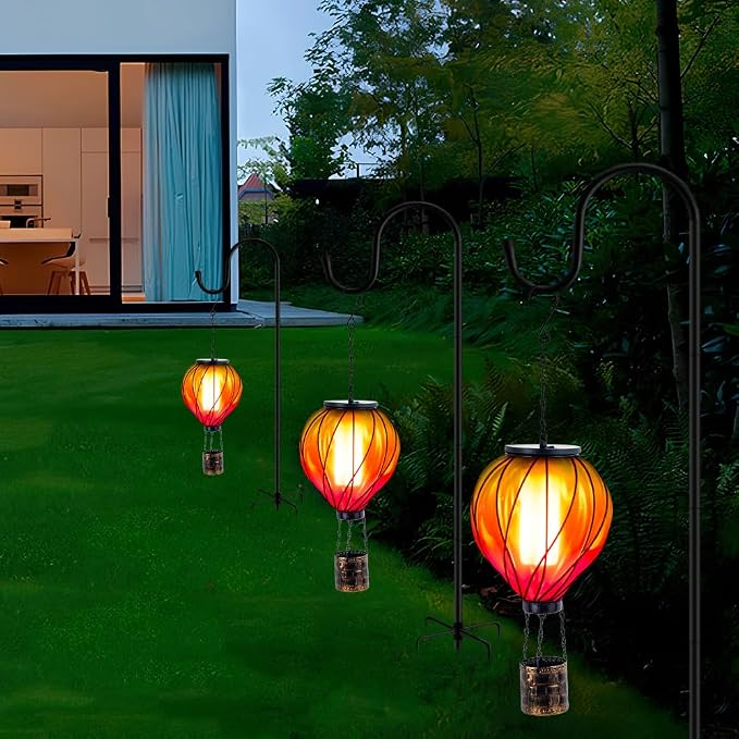 Colorful Solar Hot Air Balloon Lantern - Image 7