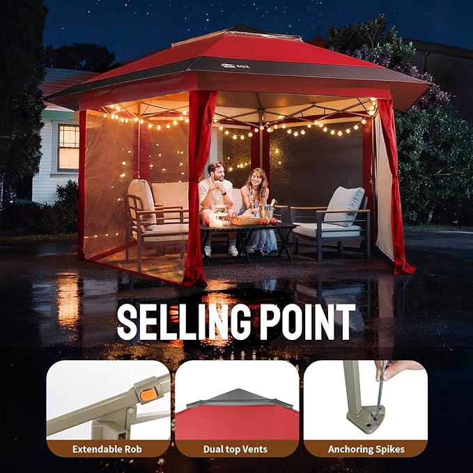 CROWN SHADES 12x12 Pop Up Gazebo - Image 5