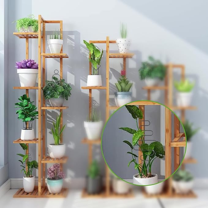 4 Pcs Mini Metal Trellis for Potted Plants, Climbing Support for Hoya Vines - Image 5