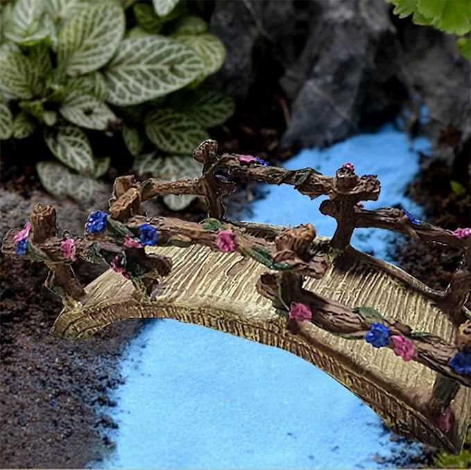 MUAMAX Miniature Fairy Garden Bridge - Image 3