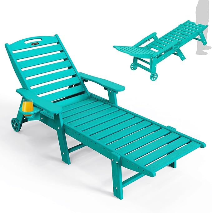 Lounge Chair Outdoor, Oversized Chaise Lounge Chair by CIOKEA