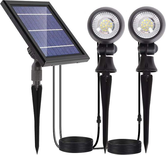 SUNLONG Solar Outdoor Lights, Solar Spot Lights Outdoor Waterproof Solar by MakeYournightBrightandWarm