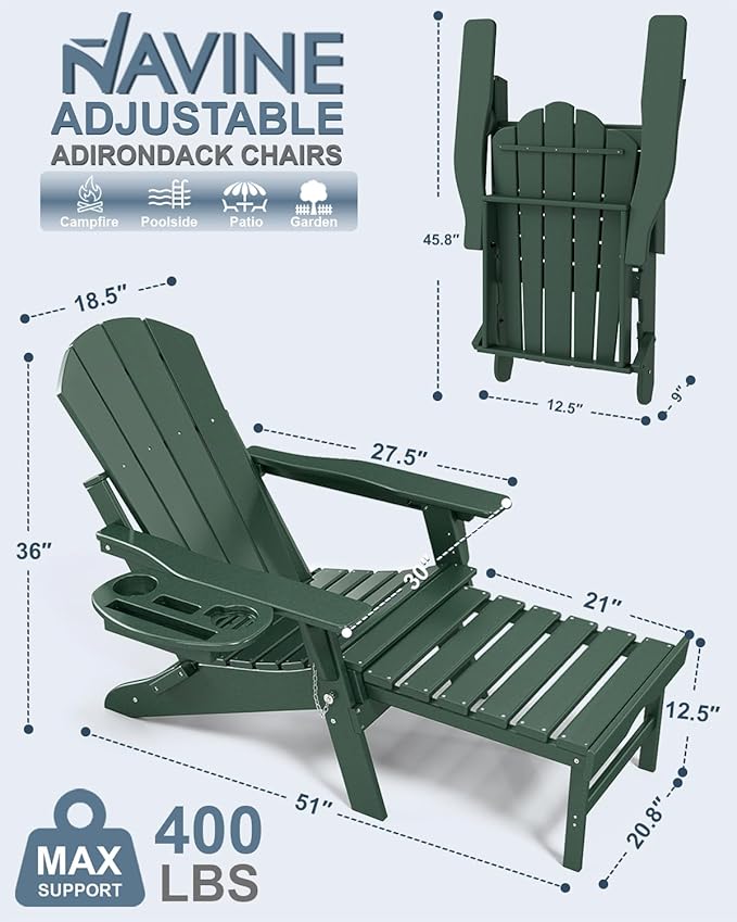 Adjustable Adirondack Chair - Image 3