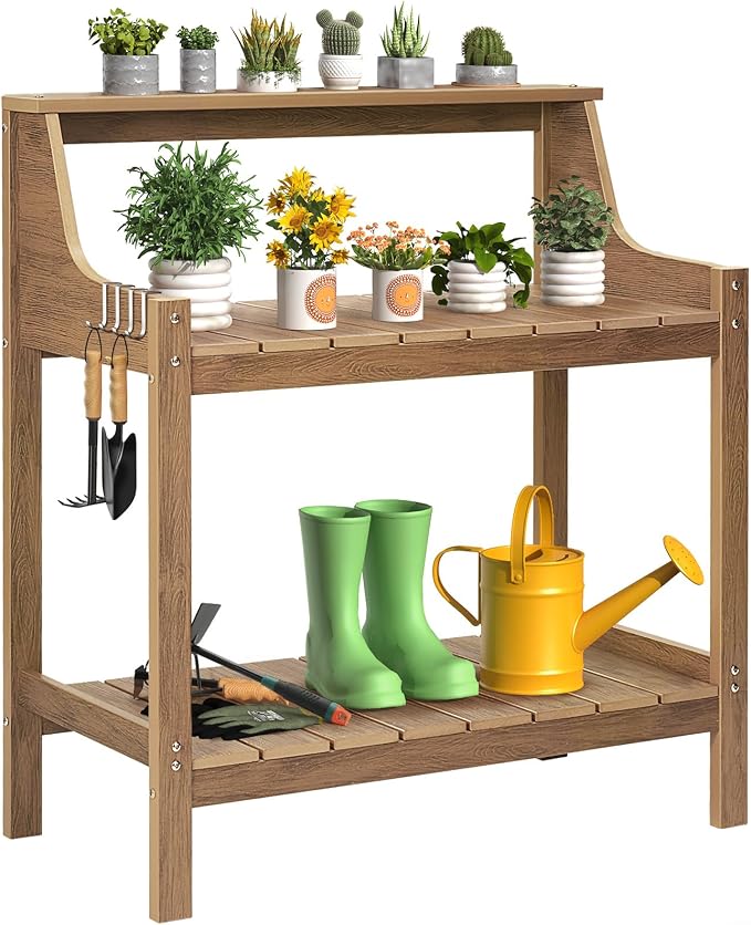 ONBRILL Potting Bench Table, HDPS Potting Bench by ONBRILL
