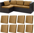 8Pcs Stretch Patio Cushion Covers, Outdoor Couch Covers Replacement, Outdoor by BIETYONE