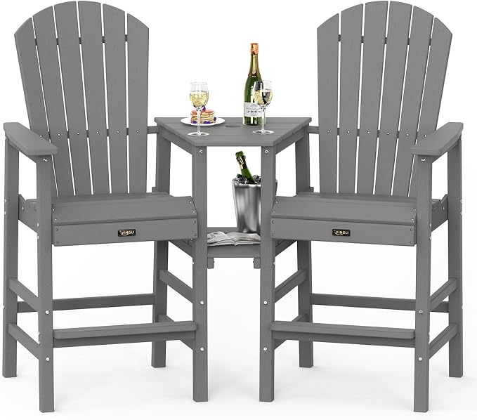 VINGLI Tall Adirondack Chairs Set of 2 by VINGLI