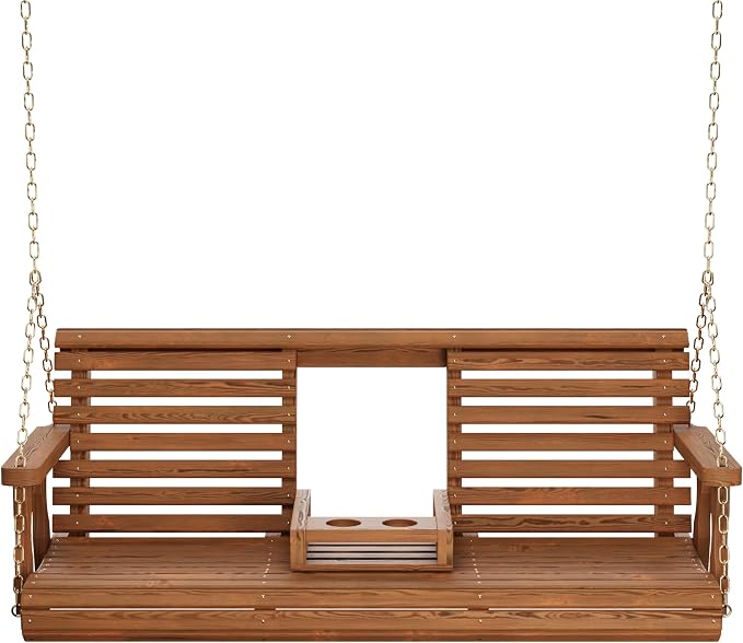 Porchgate Amish Heavy Duty Console Porch Swing - Image 2