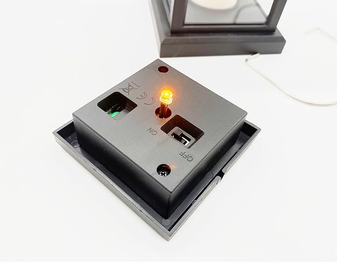 Dycica Solar Lights Outdoor Hanging Lanterns, Candle Flickering Flame Effect LED - Image 8