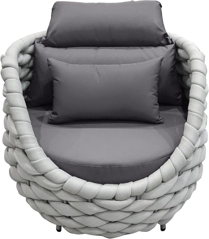 TWT Aluminium Patio Sofa Chair - Image 8