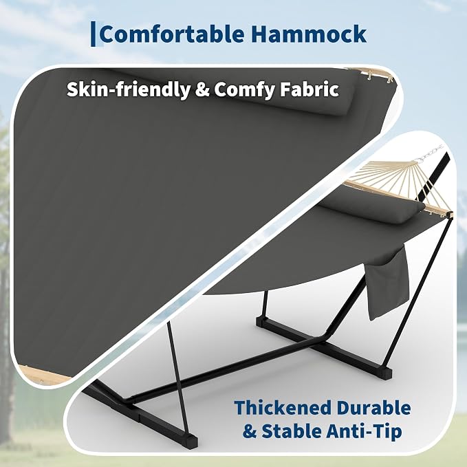 Double Hammock with Stand - Image 5