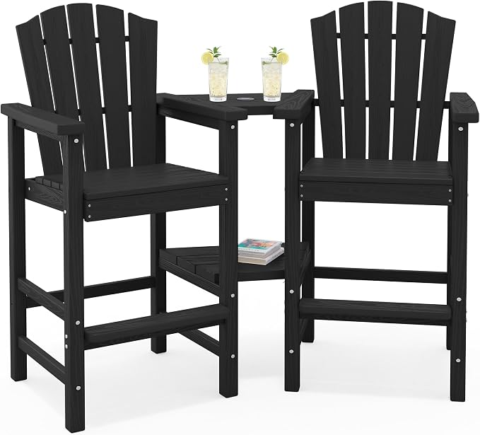 KINGYES Tall Adirondack Chair Set of 2 by KINGYES