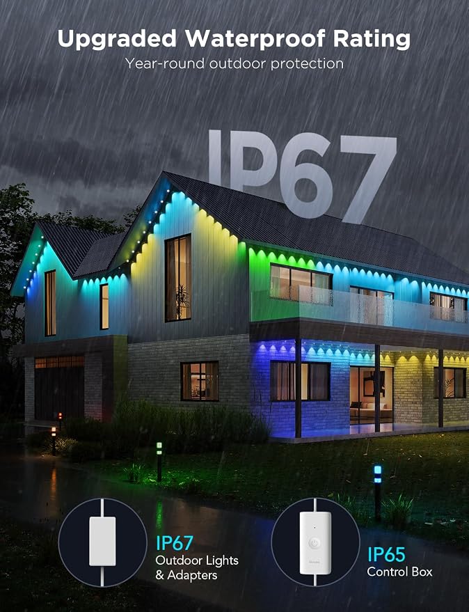 Govee Permanent Outdoor Lights Pro, 100ft - Image 5