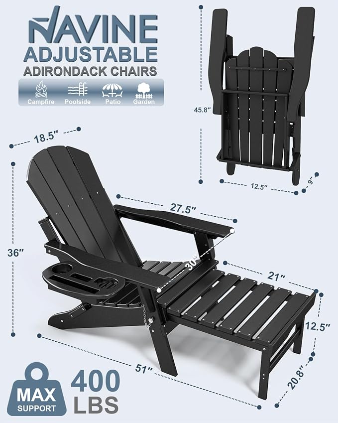Adjustable Adirondack Chair - Image 3