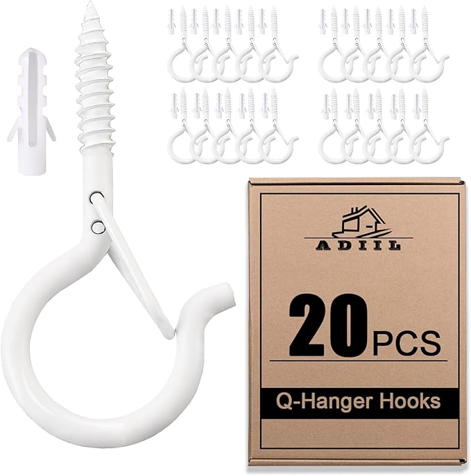 ADIIL 20 PCS Q Hanger Hooks by ADIIL