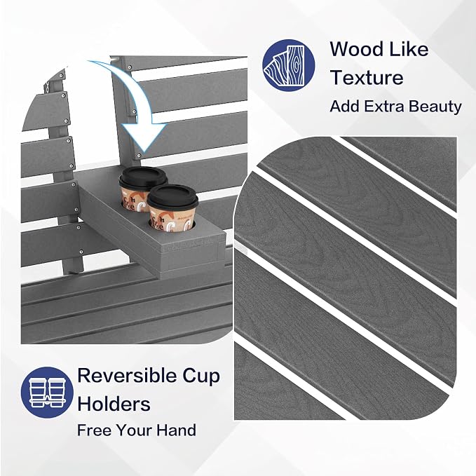 Outdoor Bench Weatherproof - Image 8