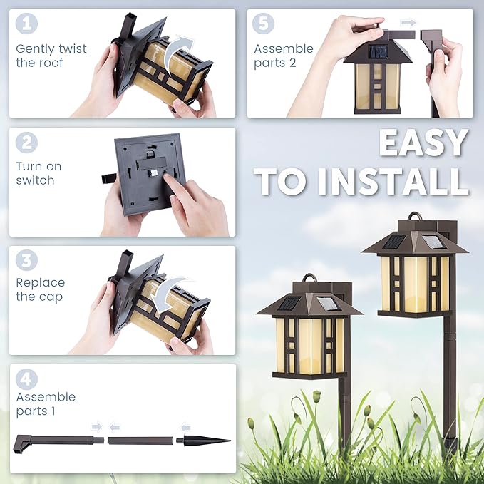 GIGALUMI Japanese Decor Solar Lights - Image 6