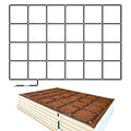 Garden Grid Watering System | Square Foot Gardening Grid & Irrigation in One | by GardenInMinutes
