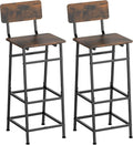 LIANTRAL Set of 2 Bar Stools, Counter Height Bar Stools by LIANTRAL
