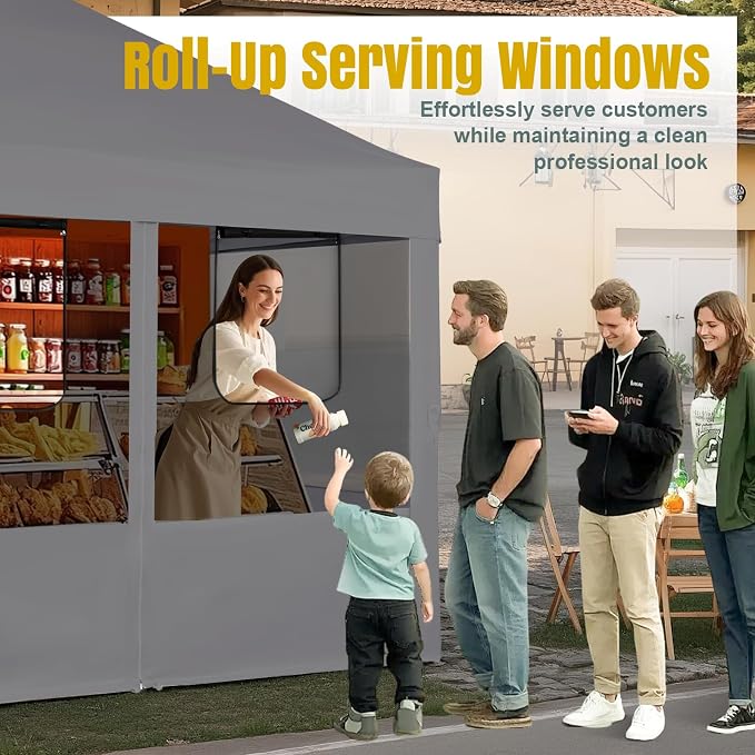 CROWN SHADES 10x10 Pop Up Canopy Tent - Image 2
