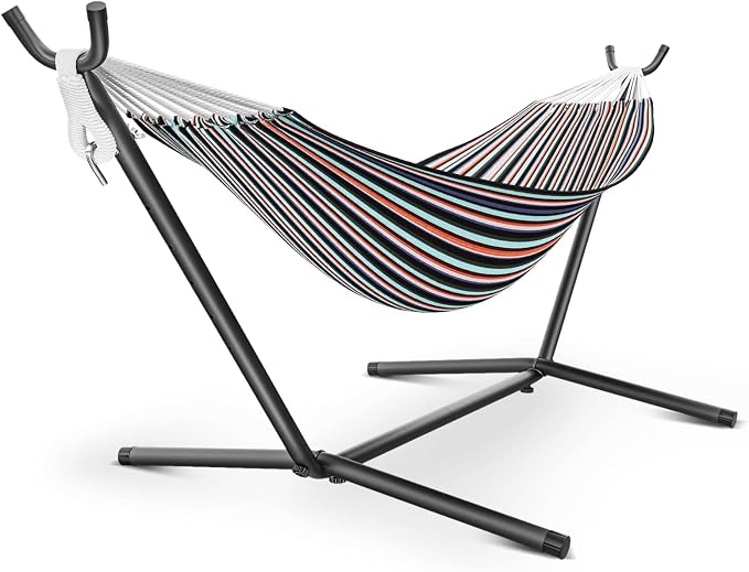 Hammock with Stand for Outside, 600lbs Portable Hammock with Carrying Bag for by Unknown