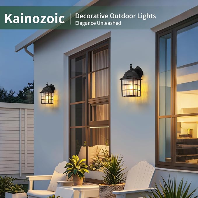 Motion Sensor Dawn to Dusk Sensor Outdoor Wall Light Fixtures Waterproof - Image 7