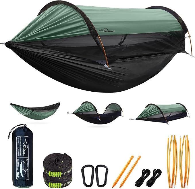 Camping Hammock Tent with Mosquito Net and Sunshade, Extra Large by TravelBird