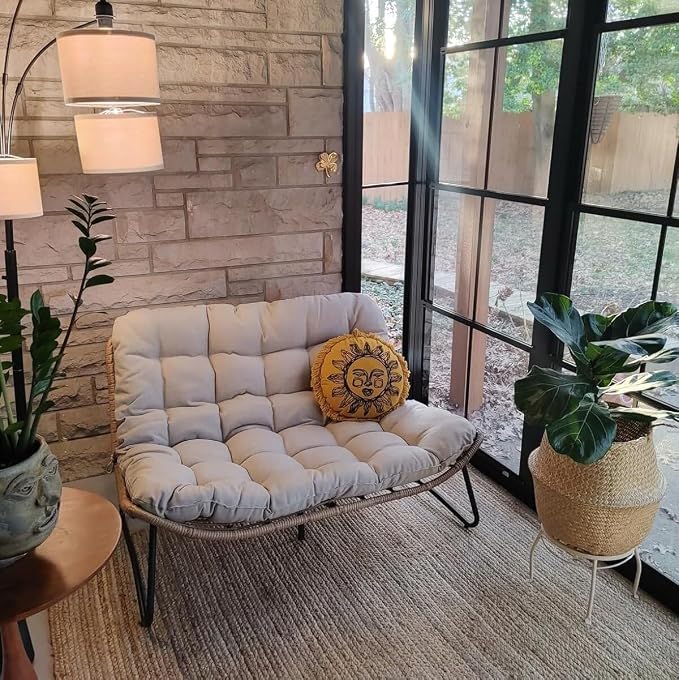 Crestlive Products Outdoor Loveseat, 2 Seater Outdoor Couch - Image 4