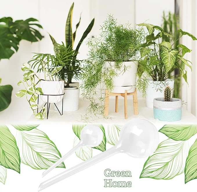 14 Pcs Plant Clear Watering Bulbs, Plastic Automatic Self-Watering Globes - Image 6