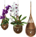 Handmade 100% Thai Bamboo Hanging Orchid Basket – 4 Inch, 5 Inch, 6 Inch by Panwa