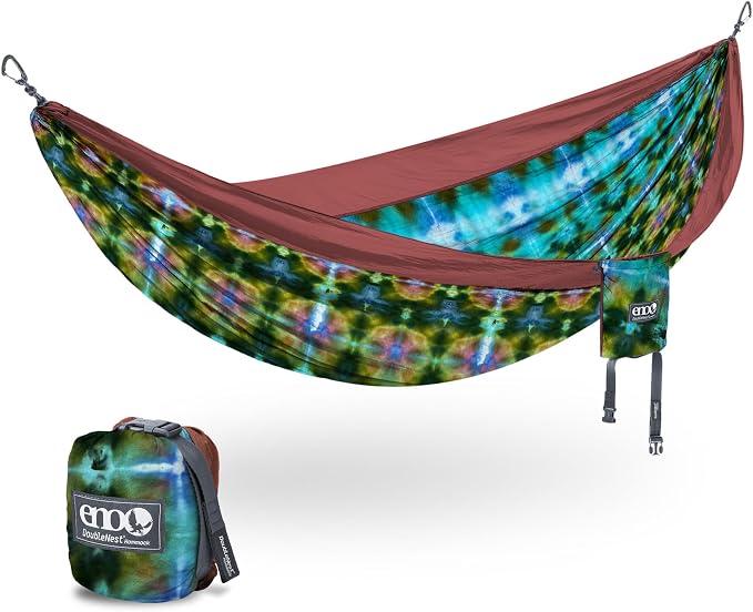 ENO, Eagles Nest Outfitters DoubleNest Lightweight Camping Hammock, 1 to 2 by EaglesNestOutfitters
