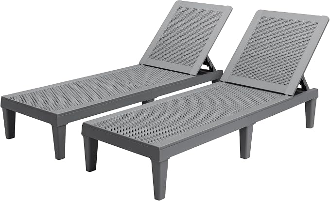 Greesum Outdoor Chaise Lounge Chairs Set of 2 by BuynowfromGreesum