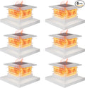 Dynaming 6 Pack Solar Post Cap Lights Outdoor by Dynaming
