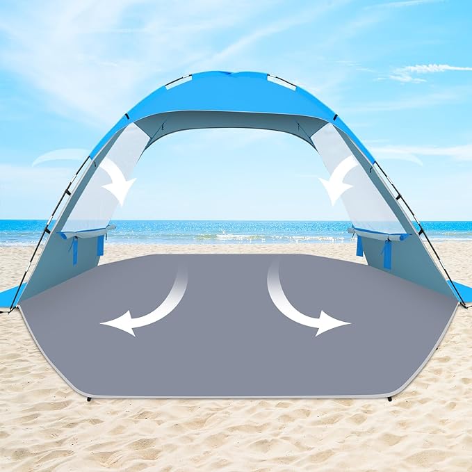 Gorich Beach Tent Sun Shelter for 3/4-5/6-7/8-10 Person - Image 4