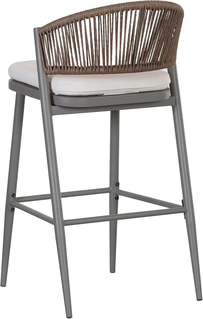 Christopher Knight Home Hearth 30.25" H Patio Barstools Set of 2, Woven Wicker - Image 8