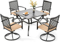 PHI VILLA 5 Pieces Outdoor Dining Set by PHIVILLAThepioneerofcomfortablehouseholdsupplies