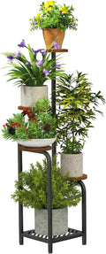 TOSKING 5 Tier Metal Plant Stand Indoor 48''H Tall, Heavy Duty Plant Shelf by TOSKINGESSENCE
