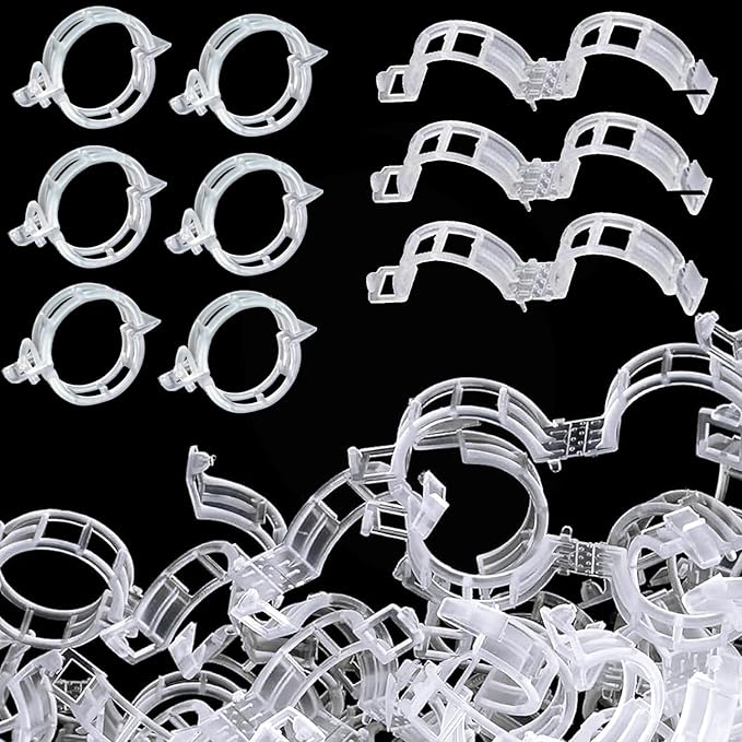 Plant Support Clips, Plastic Trellis Clips, Grape Vine Tomato Vine Vegetables by Unknown